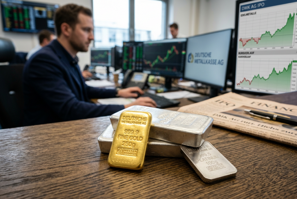 Edelmetall-Barren im Aufwind: Was der geplante Deutsche Metallkasse AG Börsengang für Anleger bedeutet
